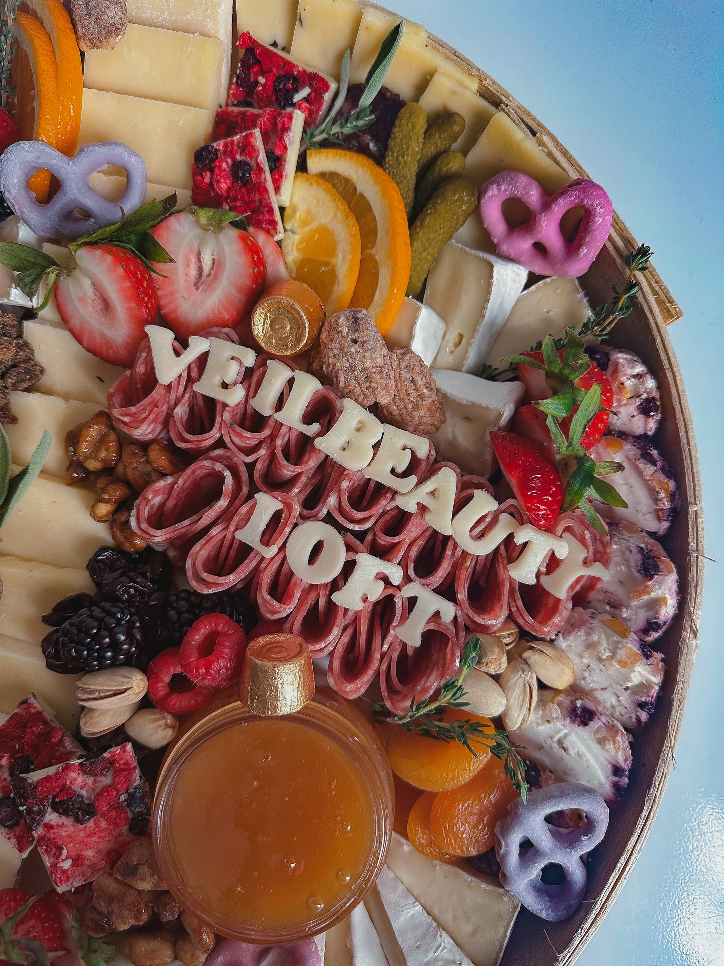 Custom Cheese Lettering